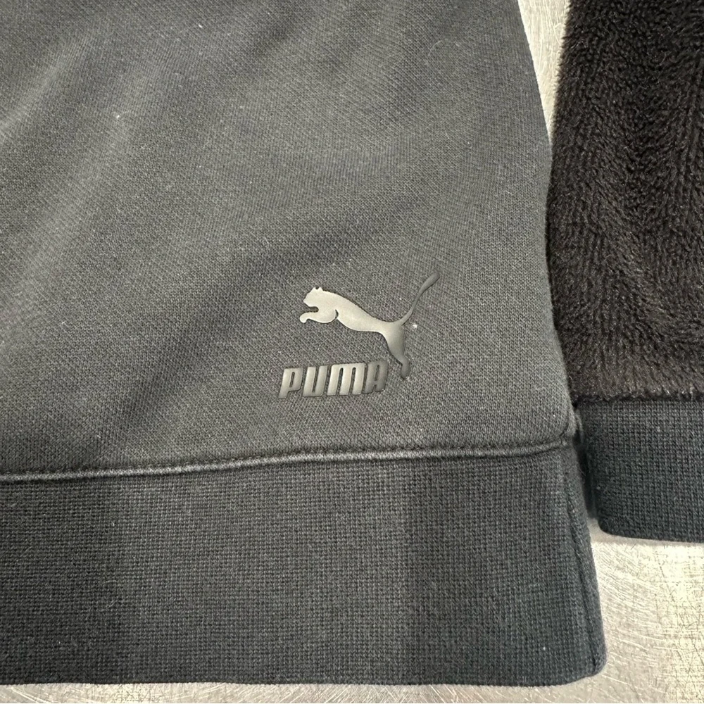 Puma Black Sweatshirt Hoodie - Picture 4 of 8